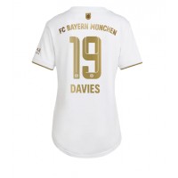 Bayern Munich Alphonso Davies #19 Udebanetrøje Dame 2022-23 Kortærmet